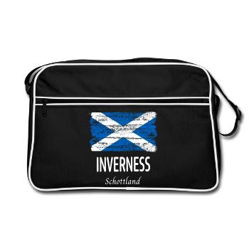 Inverness - Sac Retro - noir/blanc - Devant
