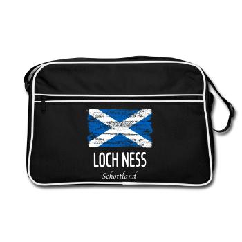 Loch Ness - Retro Bag - black/white - Front