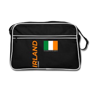 Cork - Retro Bag - black/white - Front