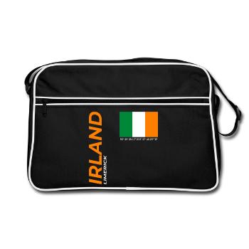 limerick - Retro Bag - black/white - Front