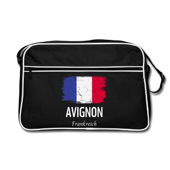 Avignon - Sac Retro - noir/blanc - Devant