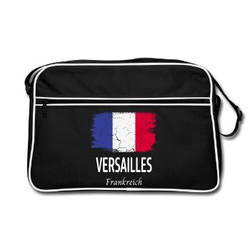 Versailles - Retro Tasche - Schwarz/Weiß - Vorne