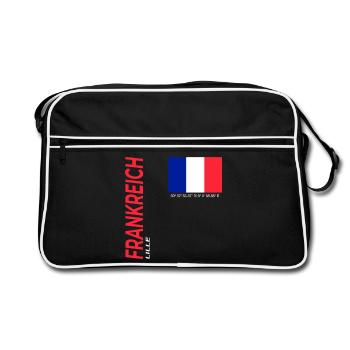 Lille - Sac Retro - noir/blanc - Devant