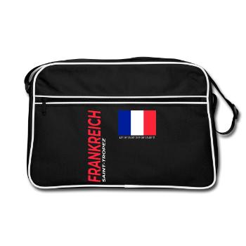 Saint-Tropez - Sac Retro - noir/blanc - Devant
