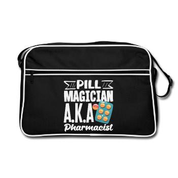 Pharmacist Pharmaceutical Technical - Retro Bag - black/white - Front