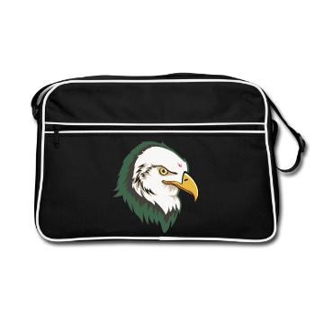 Eagle Head - Sac Retro - noir/blanc - Devant