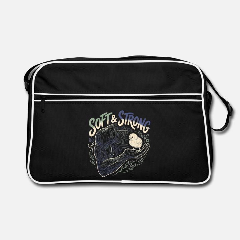Hommes doux et forts Sac Retro