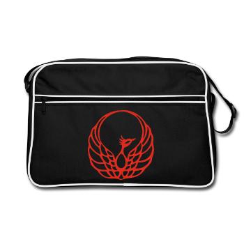 Red Phoenix - Retro Bag - black/white - Front