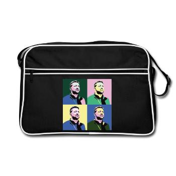 Zelensky Pop-Art - Sac Retro - noir/blanc - Devant