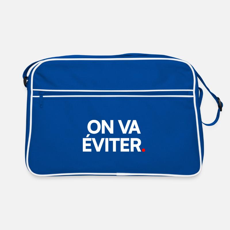 ON VA ÉVITER | Expression humour minimaliste Sac Retro