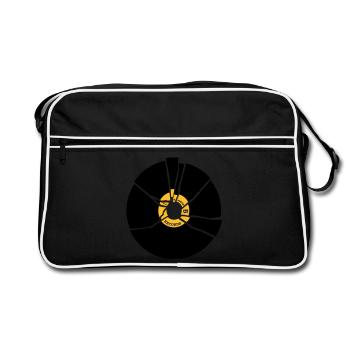 record vinyl - Sac Retro - noir/blanc - Devant