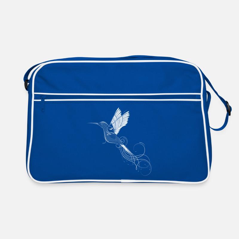 fanciful hummingbird Retro Bag