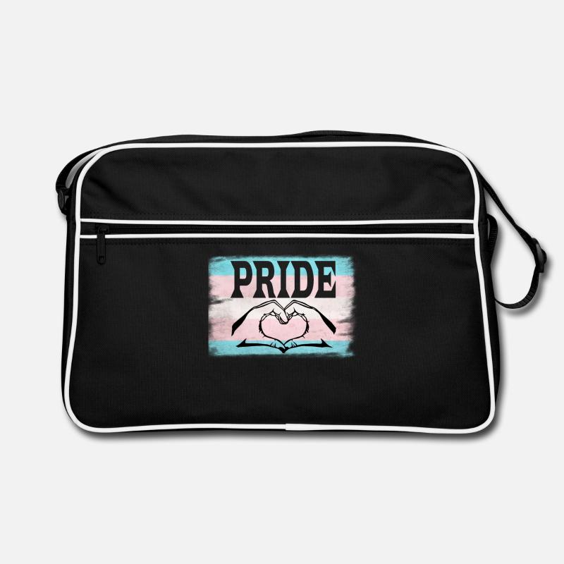 Transgender Pride Retro Tasche