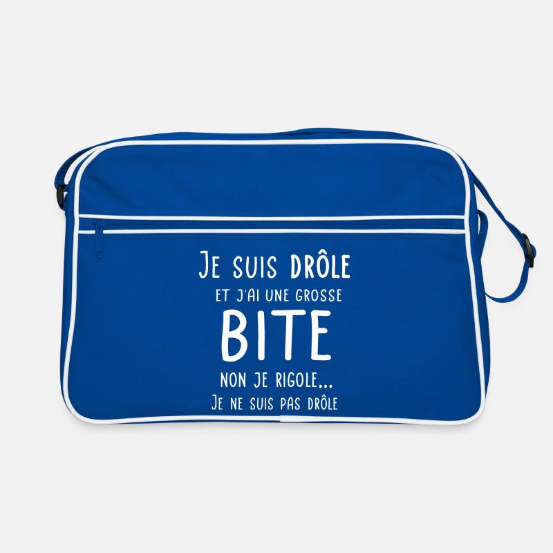 Je suis drôle et j'ai une grosse bite Sac Retro