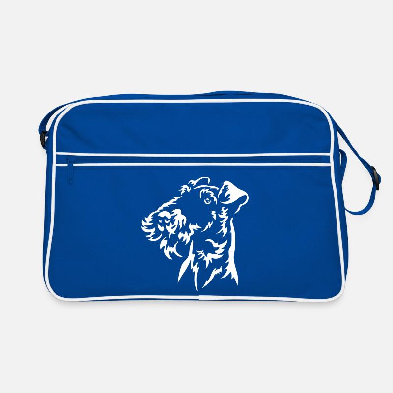 Fox Terrier Head "Black Edition" Retro Bag