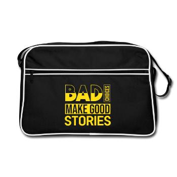 Bad Choices Make Good Stories - Retro Bag - black/white - Front