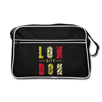 Londres - Sac Retro - noir/blanc - Devant