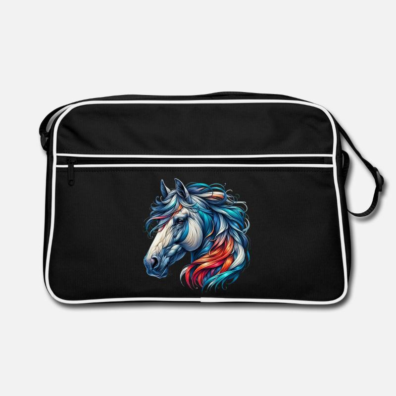 Pferd Retro Tasche