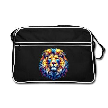 Lion - Sac Retro - noir/blanc - Devant