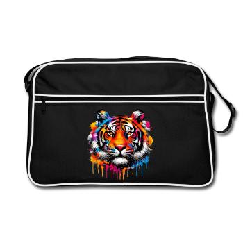 Tiger - Retro Bag - black/white - Front