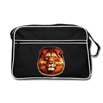 Lion - Sac Retro - noir/blanc - Devant