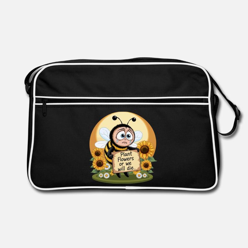 Saving bees Retro Bag