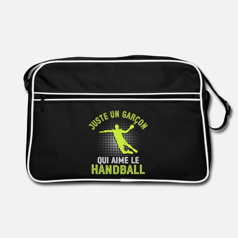 Juste un garçon qui aime le handball  Sac Retro