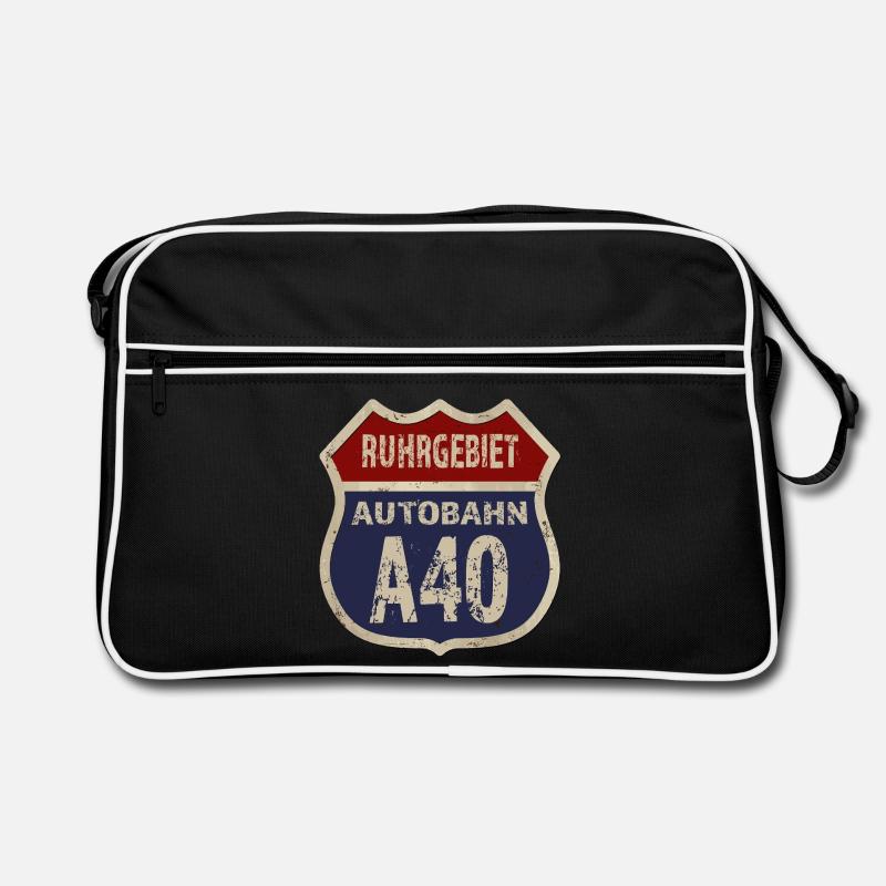 A40 - Ruhrgebiet Retro Tasche