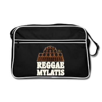 Reggae Mylatis - Retro Bag - black/white - Front