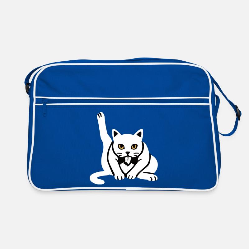 Funny Cat Cats Cat Lover Kitten Retro Bag