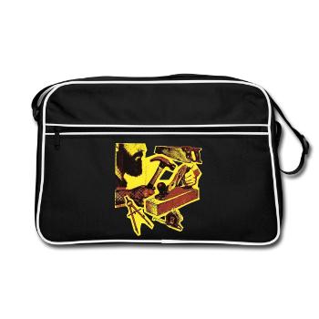 Craftsman Carpenter Carpenter Carpenter Vintage - Retro Bag - black/white - Front