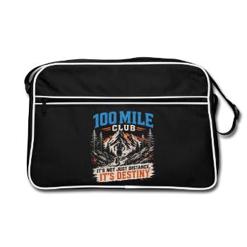Trail Running - 100 Mile Club - Retro Bag - black/white - Front