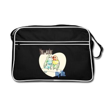 Rosehead - Sac Retro - noir/blanc - Devant