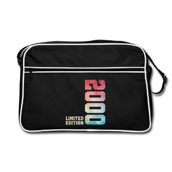 26th Birthday Limited Edition 2000 Vintage 2000 - Retro Bag - black/white - Front