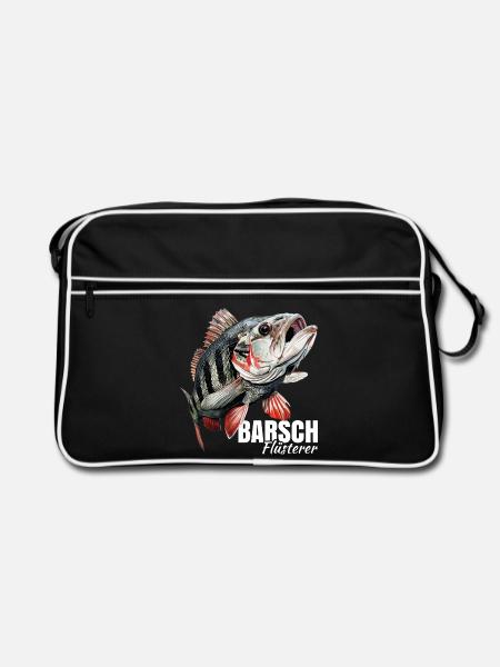 Barsch Flüsterer - Retro Tasche - Schwarz/Weiß