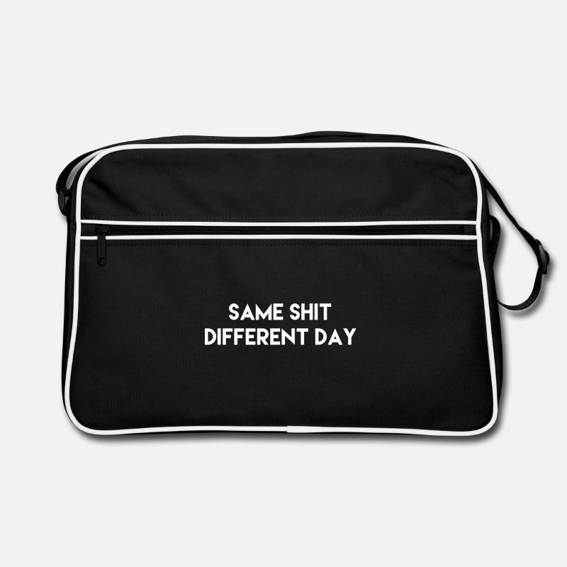 same shit different day Geschenk Idee w Retro Bag