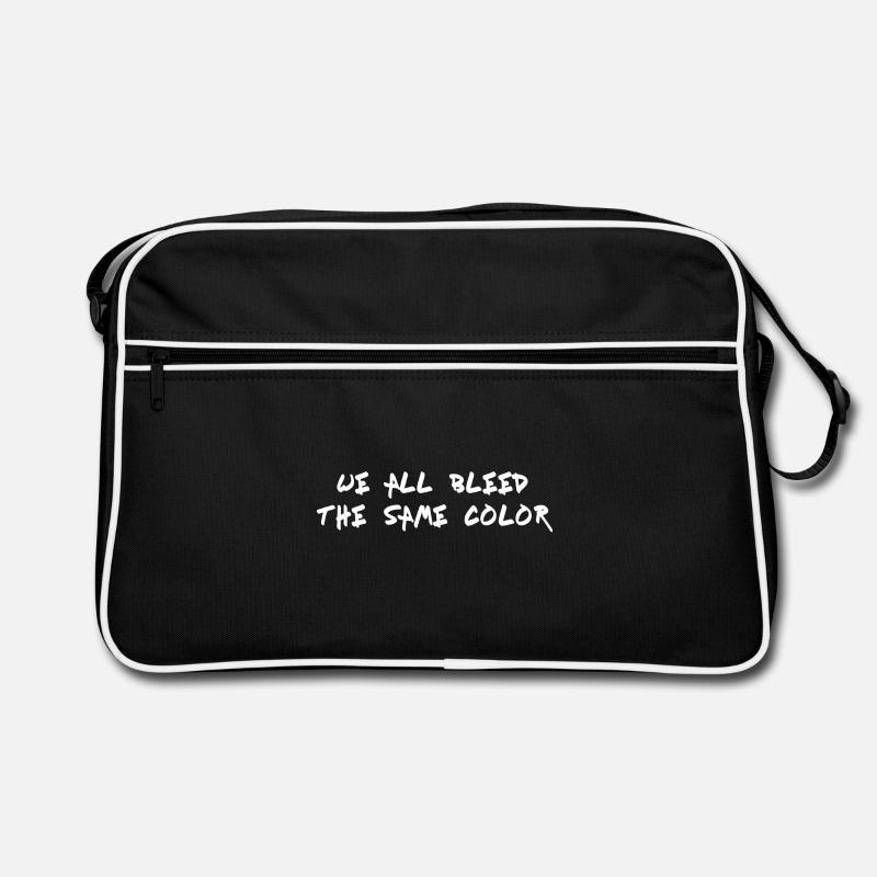 We All Bleed The Same Color Gift Idea w Retro Bag