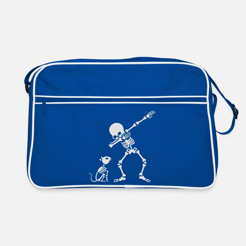 Dab dabbing skeleton Pet Cat Bones Sac Retro