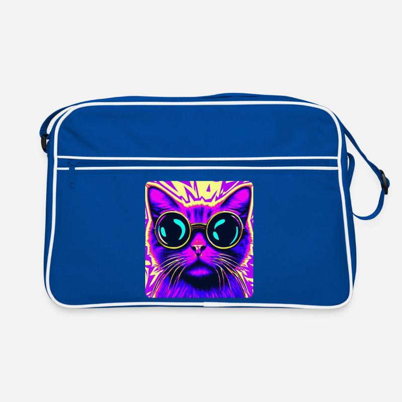 Lunettes de soleil Chat Sac Retro
