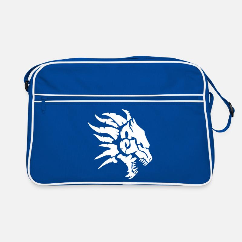 The Infernal Beast (White) Retro Bag