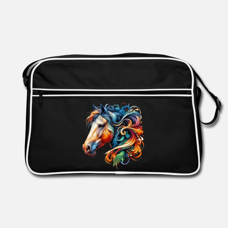 Pferd Retro Tasche