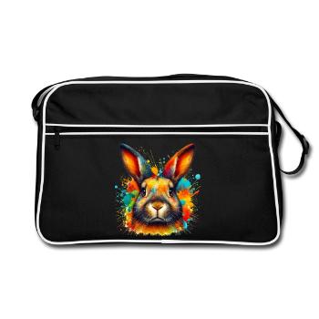 Lapin - Sac Retro - noir/blanc - Devant