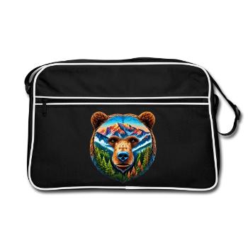 Ours - Sac Retro - noir/blanc - Devant