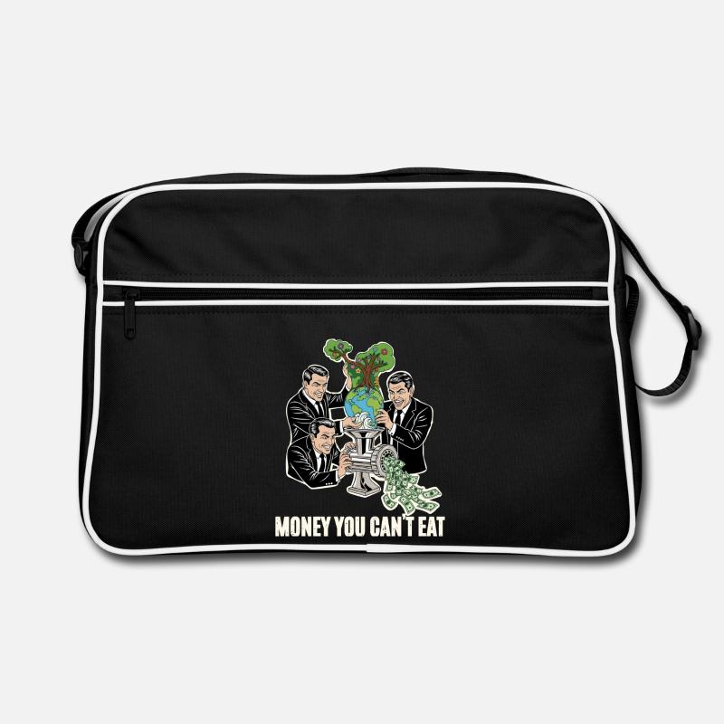 Humorous financial world Retro Bag