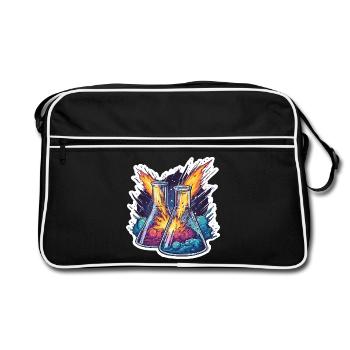 Lab Geek Educational Quadrantid Meteor Shower Expe - Retro Bag - black/white - Front