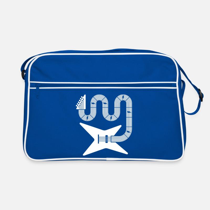 Abstrakte E-Gitarre Retro Tasche