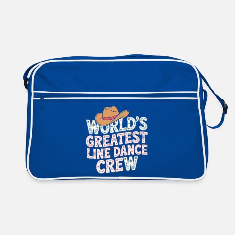 Weltweit Beste Line Dance Crew Retro Tasche
