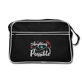 Tout est possible - Sac Retro - noir/blanc - Devant