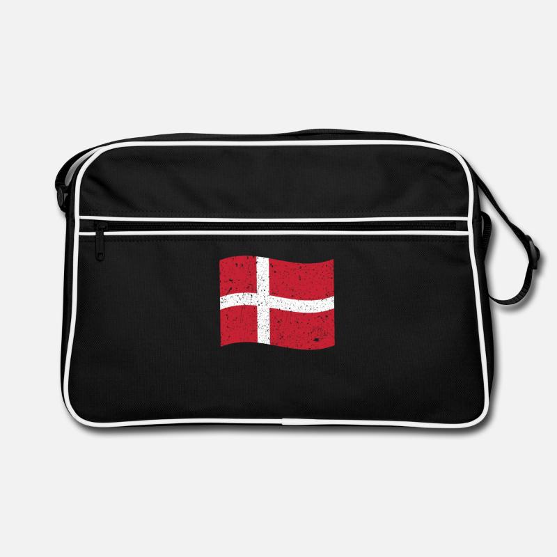Denmark Flag Denmark Flag Dansk Flag Retro Bag