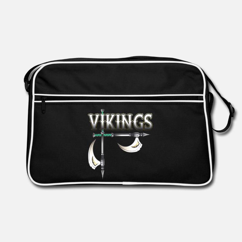 Wikinger Krieger Retro Tasche